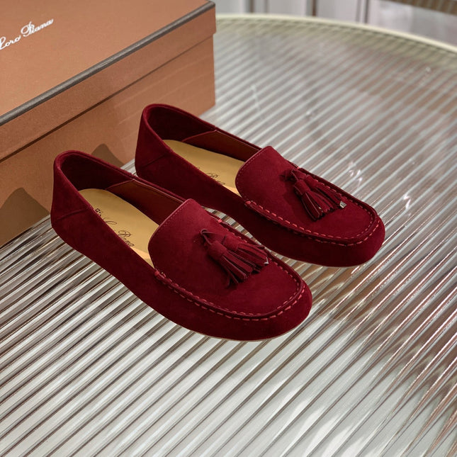 LP DOT SOLE WALK LOAFERS JAM SUEDE