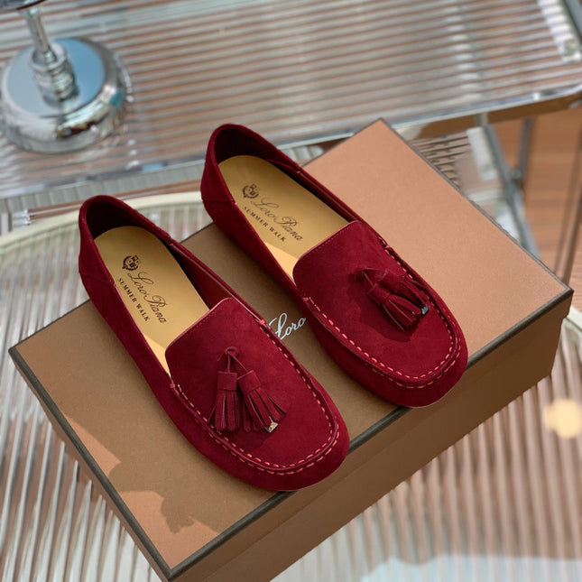 LP DOT SOLE WALK LOAFERS JAM SUEDE