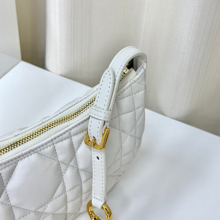CD LOUNGE 26 BAG IN WHITE LAMBSKIN