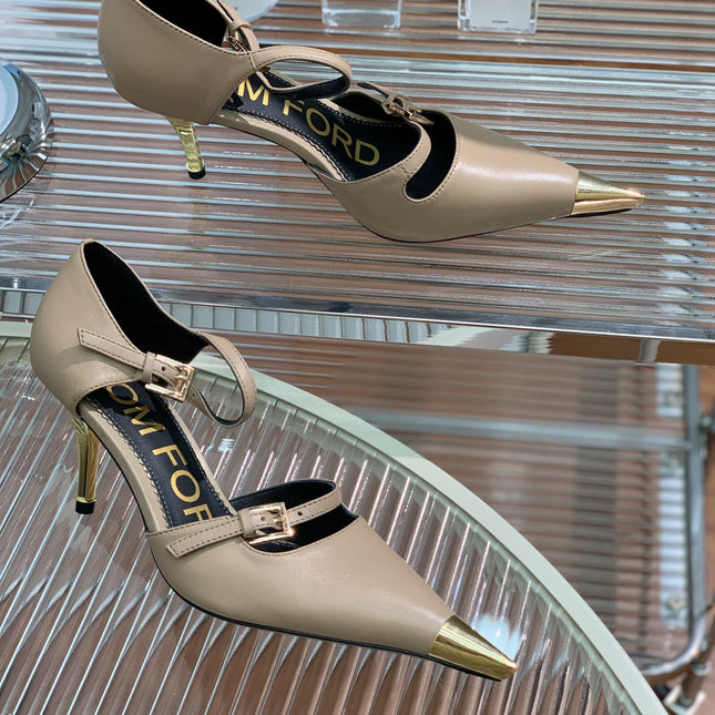 MARY JANE PUMP 7 CM IN PEANUT BROWN CALFSKIN