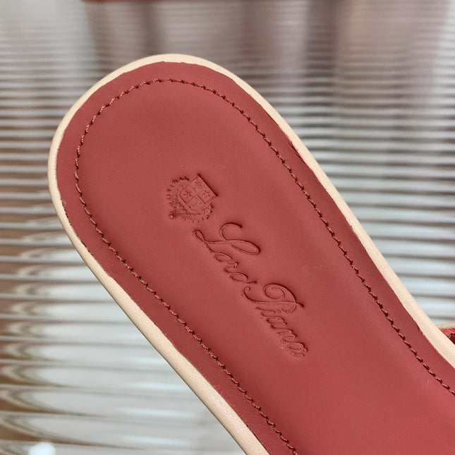 LP SPRIGHTLY CHARMS FLAT SANDAL LEMON CALFSKIN