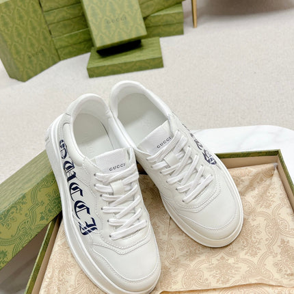 GG TRAINER WHITE CALFSKIN