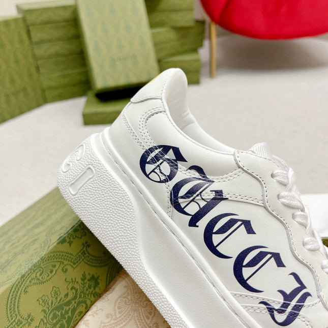 GG TRAINER WHITE CALFSKIN