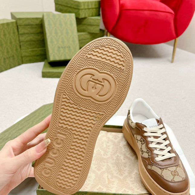 GG TRAINER CARAMEL CALFSKIN