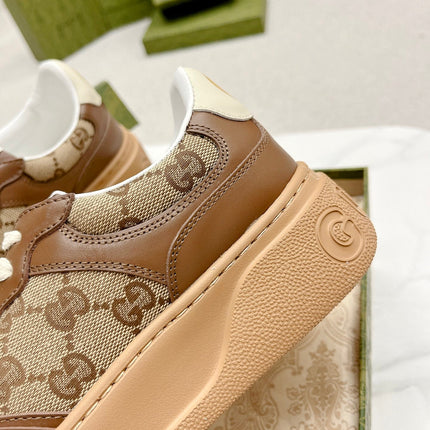 GG TRAINER CARAMEL CALFSKIN