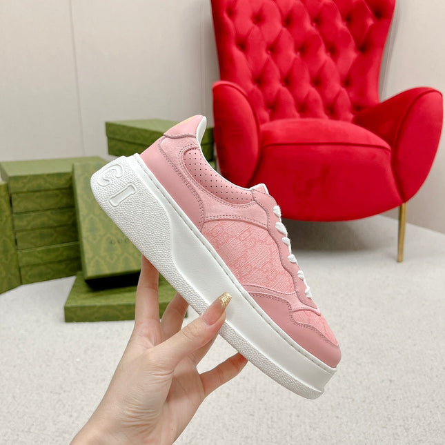 GG TRAINER LIGHT PINK CALFSKIN