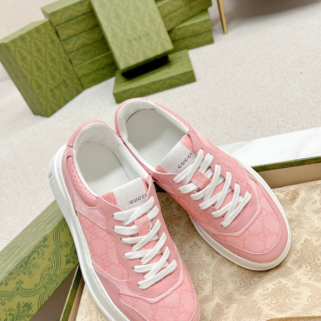 GG TRAINER LIGHT PINK CALFSKIN