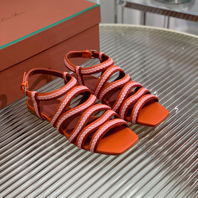 LP SPRIGHTLY CHARMS SANDAL BURNT ORANGE CALFSKIN