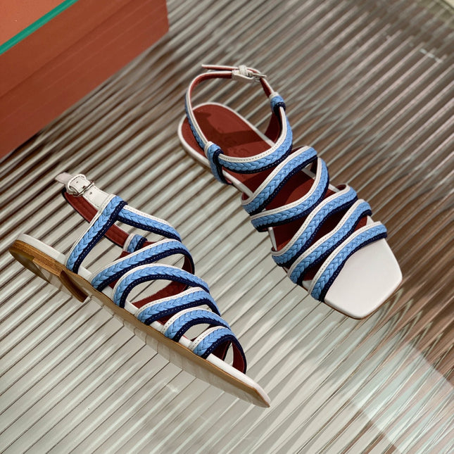 LP SPRIGHTLY CHARMS SANDAL SKY CALFSKIN