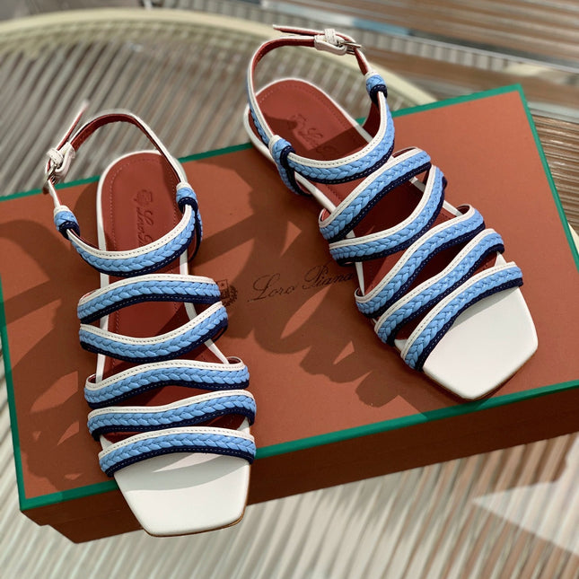 LP SPRIGHTLY CHARMS SANDAL SKY CALFSKIN