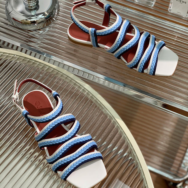 LP SPRIGHTLY CHARMS SANDAL SKY CALFSKIN