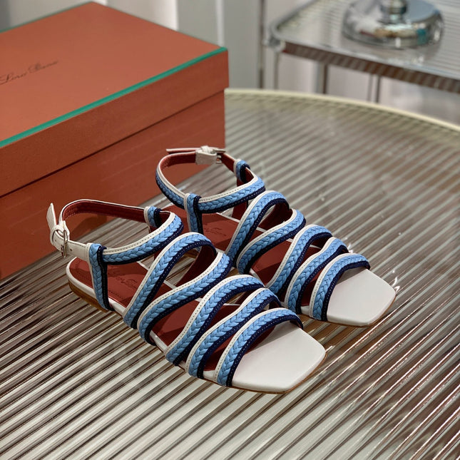 LP SPRIGHTLY CHARMS SANDAL SKY CALFSKIN