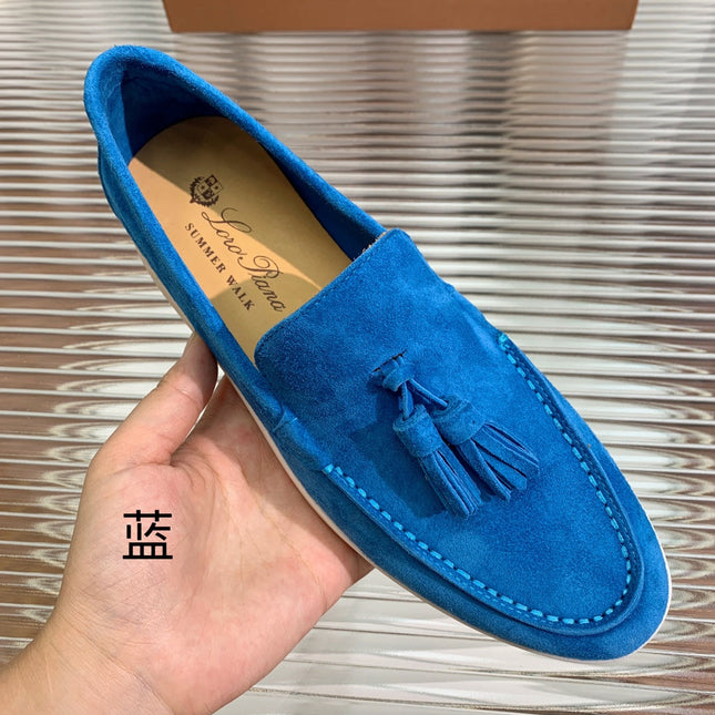 LP SUMMER WALK TASSELS LOAFERS COBALT SUEDE