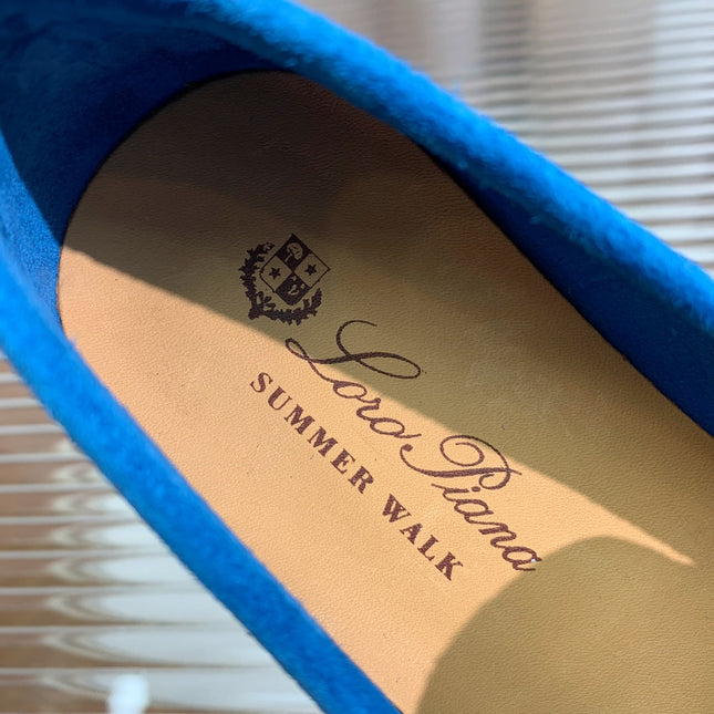 LP SUMMER WALK TASSELS LOAFERS COBALT SUEDE