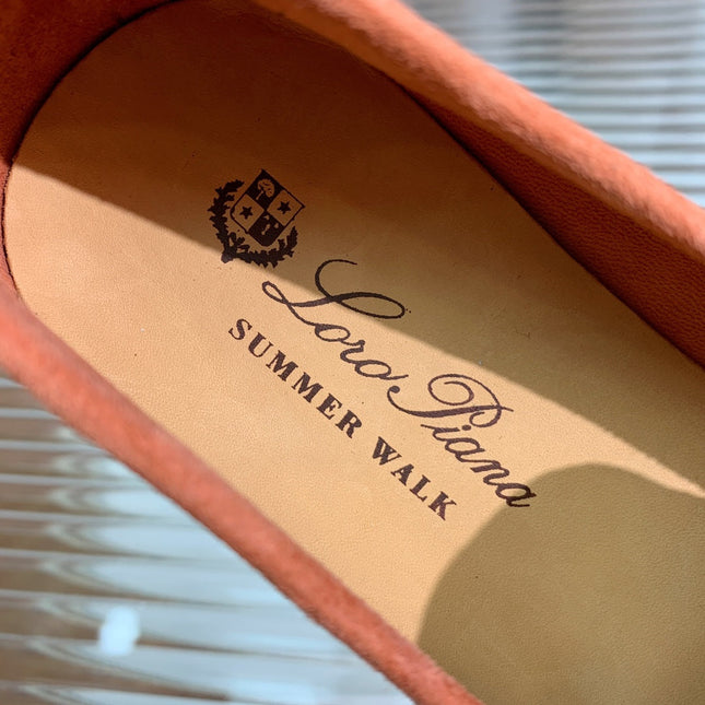 LP SUMMER WALK TASSELS LOAFERS FIRE SUEDE