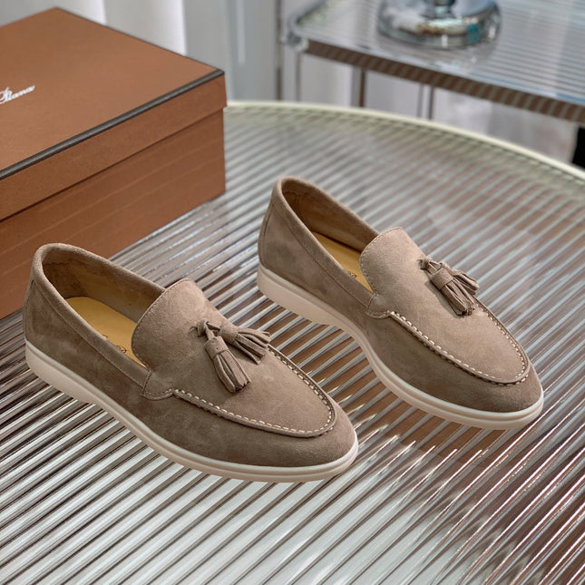 LP SUMMER WALK TASSELS LOAFERS PEANUT SUEDE