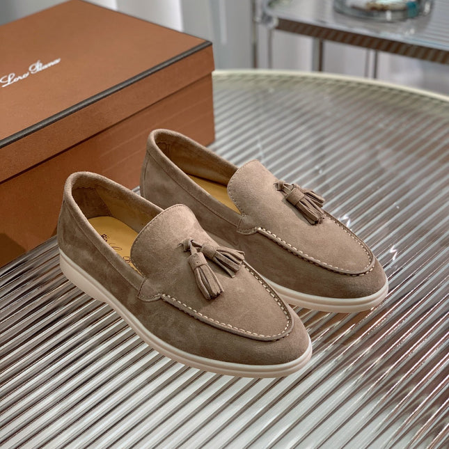 LP SUMMER WALK TASSELS LOAFERS PEANUT SUEDE