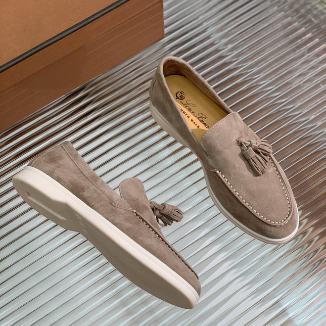 LP SUMMER WALK TASSELS LOAFERS PEANUT SUEDE