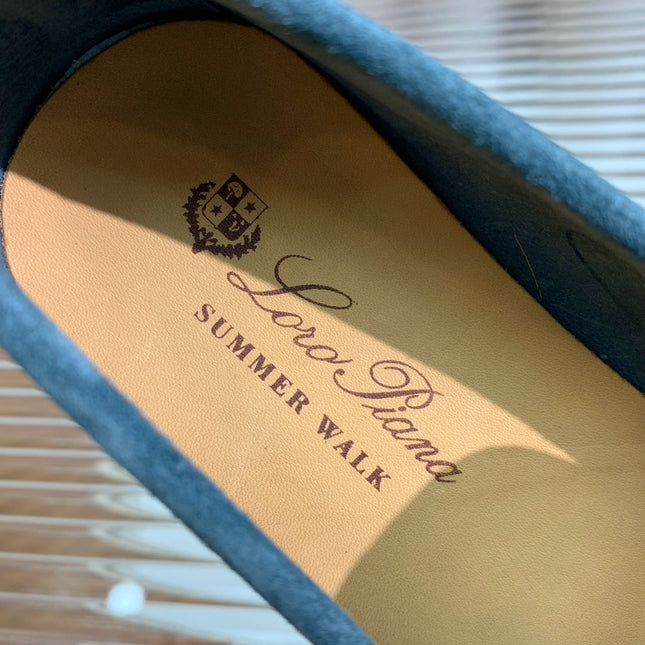 LP SUMMER WALK TASSELS LOAFERS AEGEAN SUEDE