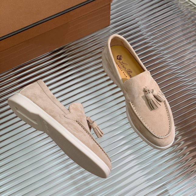 LP SUMMER WALK TASSELS LOAFERS TORTILLA SUEDE