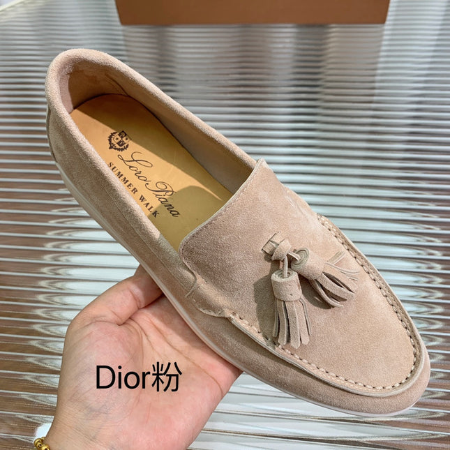 LP SUMMER WALK TASSELS LOAFERS TORTILLA SUEDE