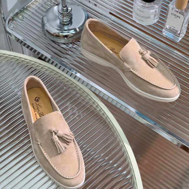 LP SUMMER WALK TASSELS LOAFERS TORTILLA SUEDE