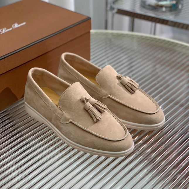 LP SUMMER WALK TASSELS LOAFERS TORTILLA SUEDE