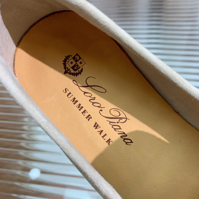 LP SUMMER WALK TASSELS LOAFERS BEIGE SUEDE