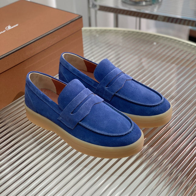 LP RETRO SUMMER WALK LOAFERS COBALT SUEDE