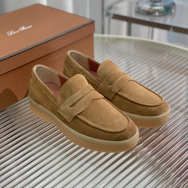 LP RETRO SUMMER WALK LOAFERS CAMEL SUEDE