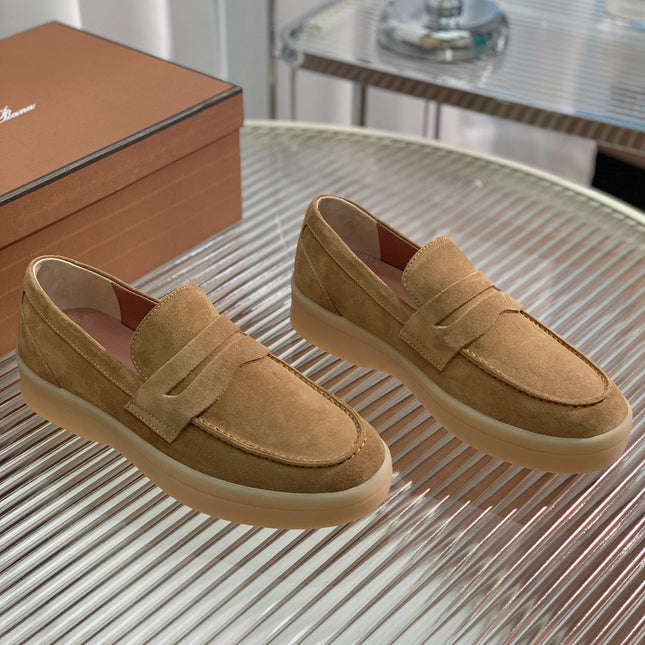 LP RETRO SUMMER WALK LOAFERS CAMEL SUEDE