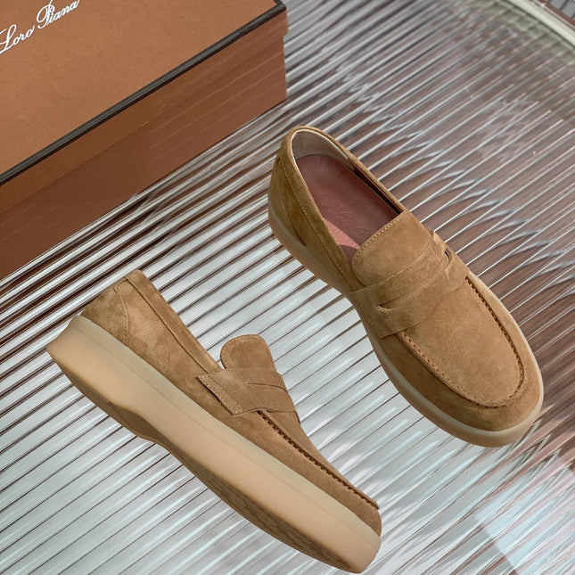 LP RETRO SUMMER WALK LOAFERS CAMEL SUEDE