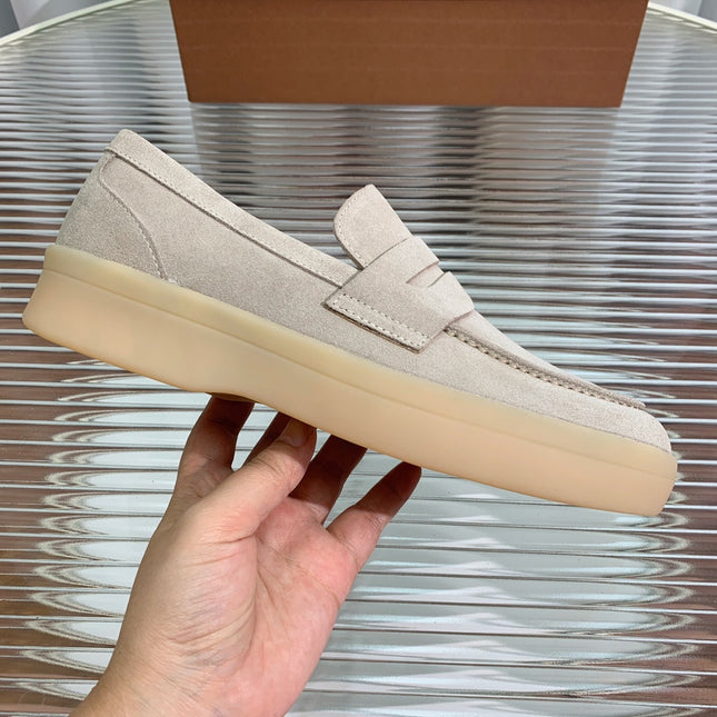 LP RETRO SUMMER WALK LOAFERS BEIGE SUEDE