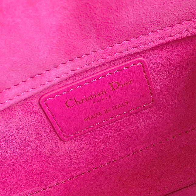 MINI D-JOY BAG 17 IN HOT PINK LAMBSKIN