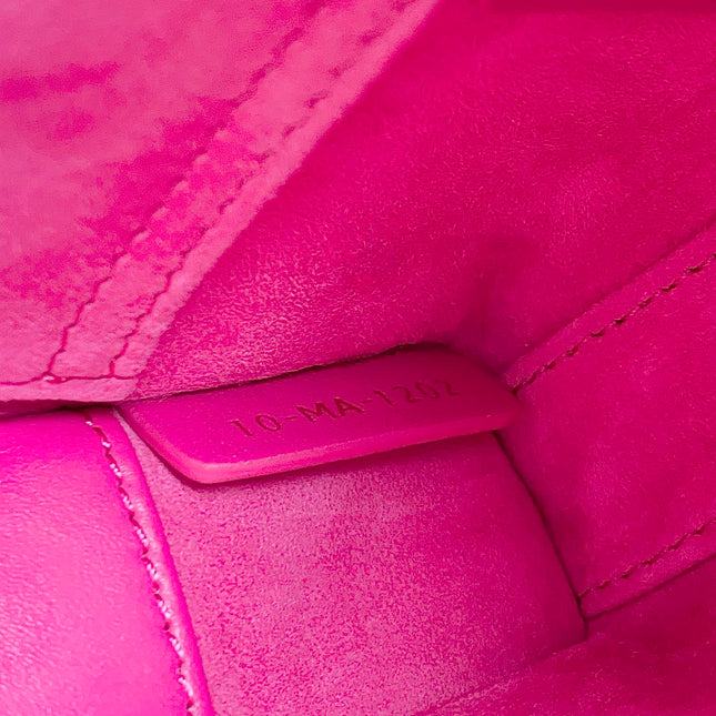 MINI D-JOY BAG 17 IN HOT PINK LAMBSKIN