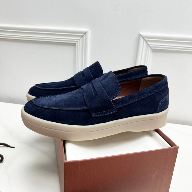 LP RETRO SUMMER WALK LOAFERS DENIM SUEDE