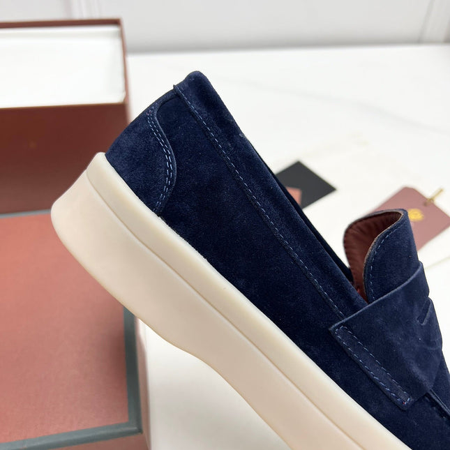LP RETRO SUMMER WALK LOAFERS DENIM SUEDE