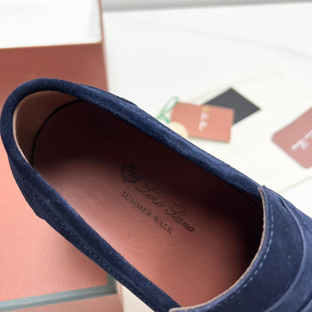 LP RETRO SUMMER WALK LOAFERS DENIM SUEDE