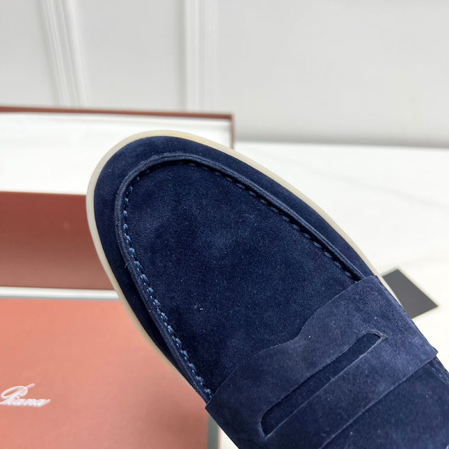 LP RETRO SUMMER WALK LOAFERS DENIM SUEDE