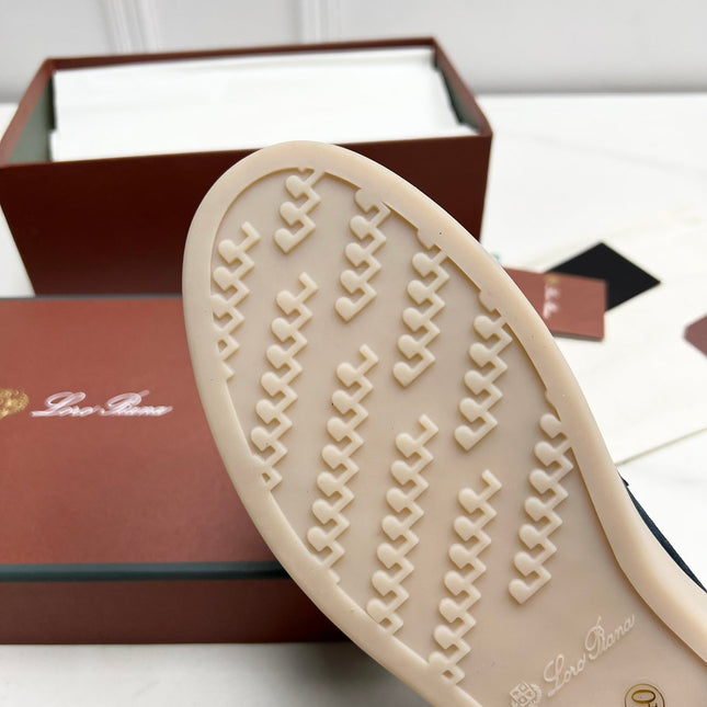 LP RETRO SUMMER WALK LOAFERS NAVY BLUE SUEDE