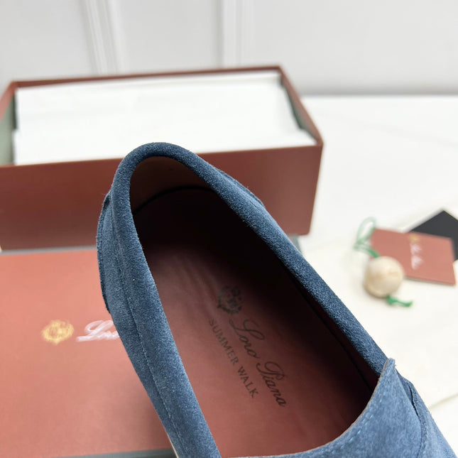 LP RETRO SUMMER WALK LOAFERS AEGEAN SUEDE