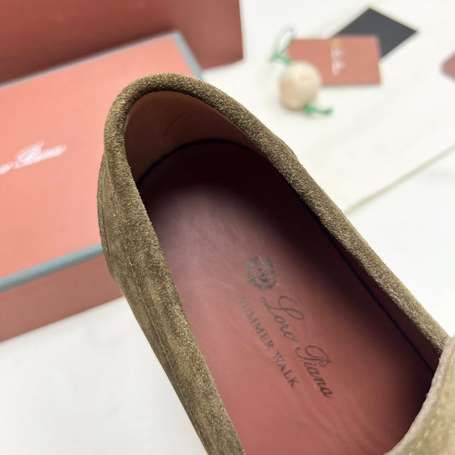 LP RETRO SUMMER WALK LOAFERS OLIVE SUEDE