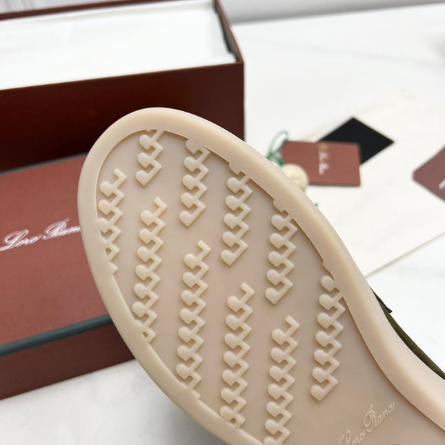 LP RETRO SUMMER WALK LOAFERS OLIVE SUEDE