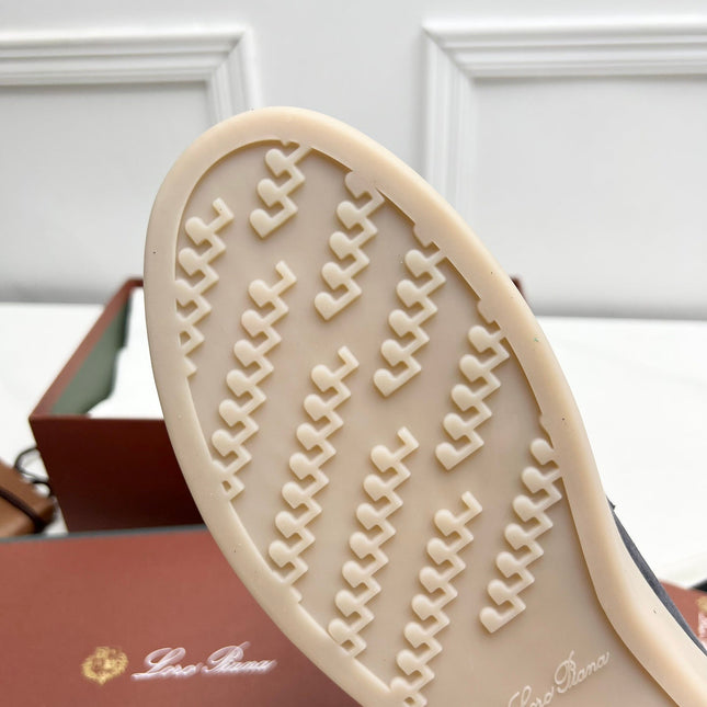 LP RETRO SUMMER WALK LOAFERS GRAY SUEDE