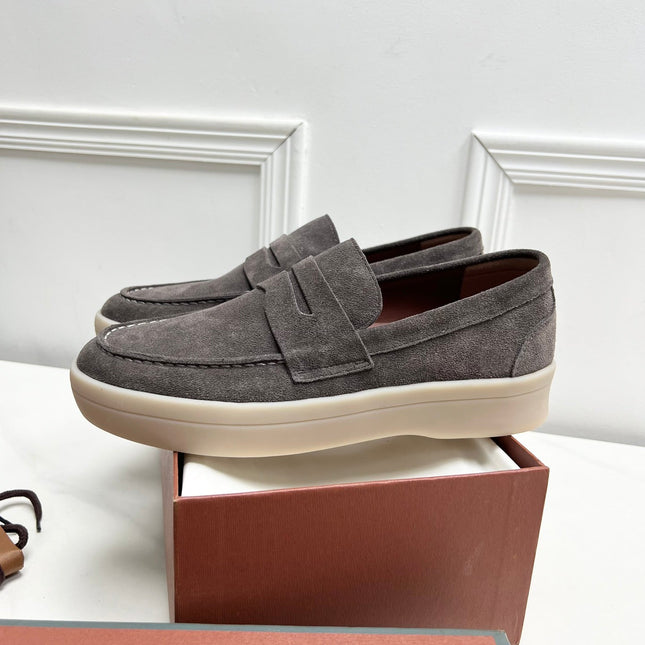 LP RETRO SUMMER WALK LOAFERS ASH SUEDE