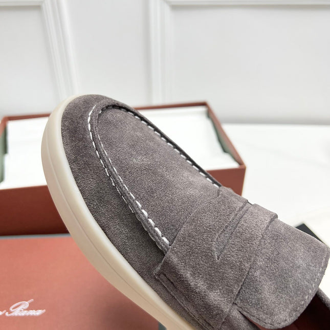 LP RETRO SUMMER WALK LOAFERS ASH SUEDE