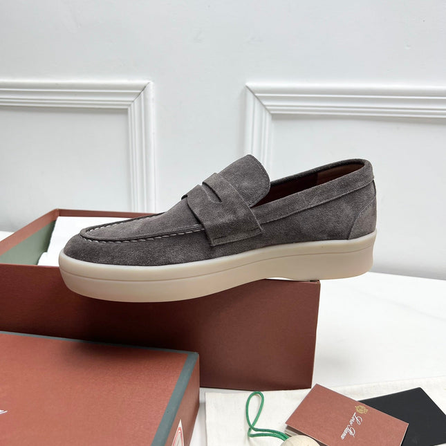 LP RETRO SUMMER WALK LOAFERS ASH SUEDE