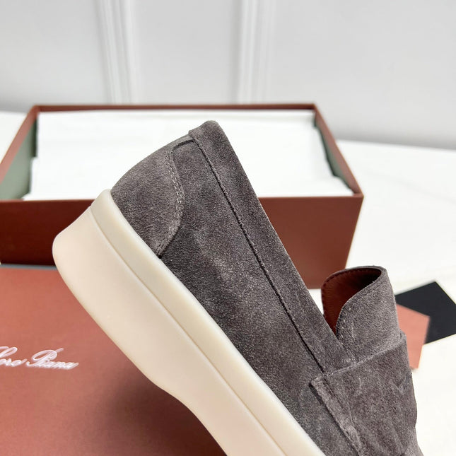 LP RETRO SUMMER WALK LOAFERS ASH SUEDE