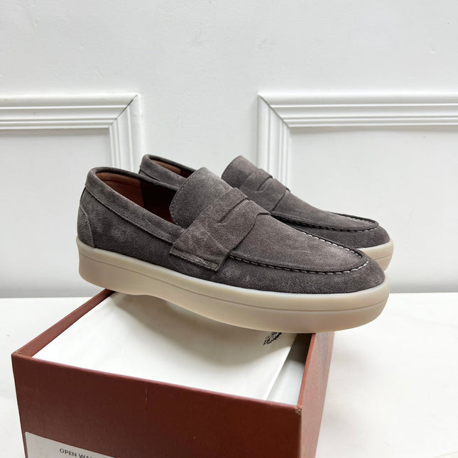 LP RETRO SUMMER WALK LOAFERS ASH SUEDE