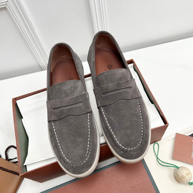 LP RETRO SUMMER WALK LOAFERS ASH SUEDE